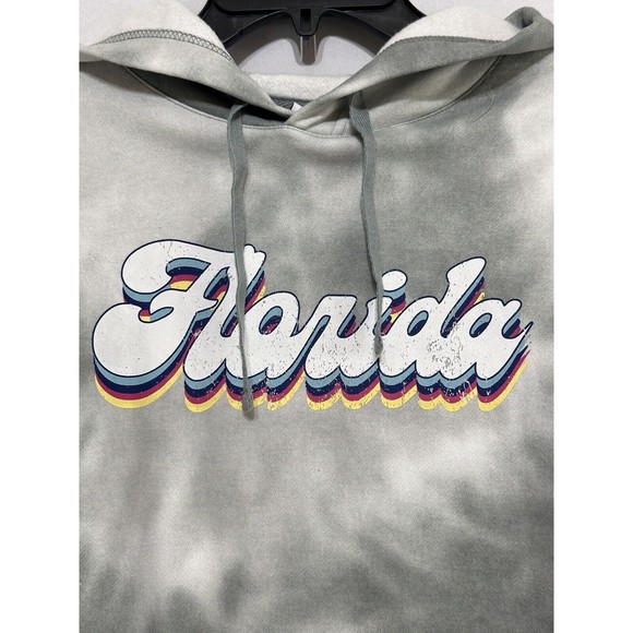 Creative Apparel Concepts Womens Florida Hoodie Tie Dye Size Small Colorful Hood - Picture 4 of 9